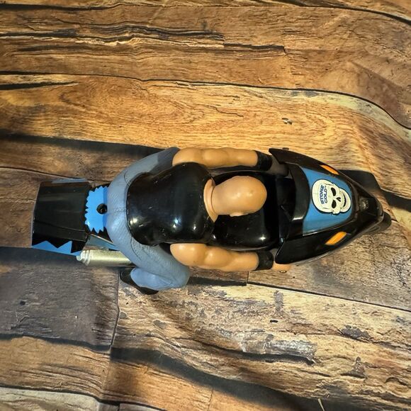 WWF Stone Cold Steve Austin Motorcycle Radical Rides Bump N Bash Attitude Toy - Picture 6 of 9